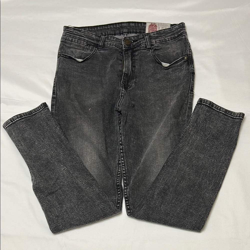 Distefano Stylish Black Denim Skinny Jeans